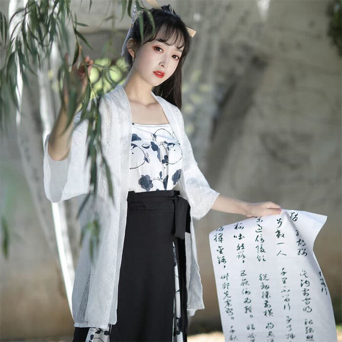 ロリータファッション 【中華ロリータ】シックデザインサマーロングワンピース