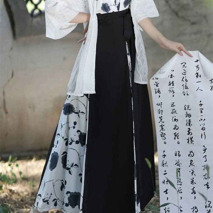 ロリータファッション 【中華ロリータ】シックデザインサマーロングワンピース