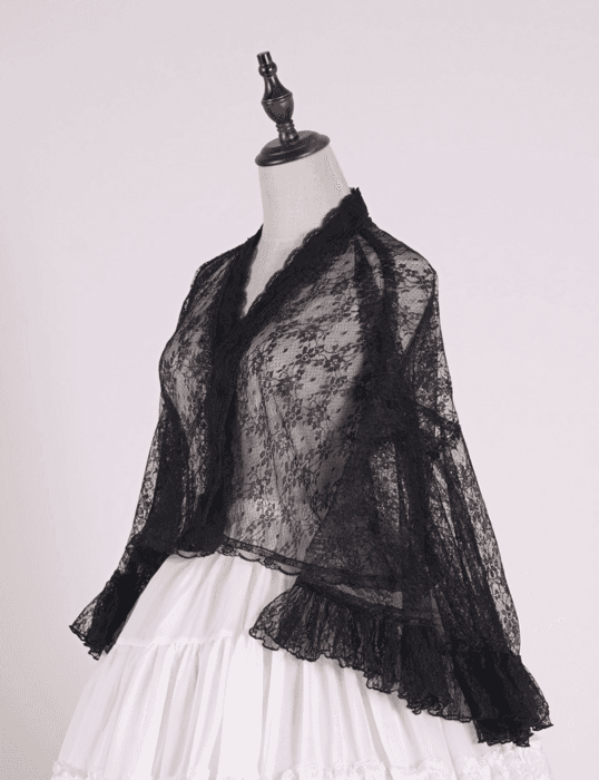 ロリータファッション 【和風ロリータ】レース和風インナー