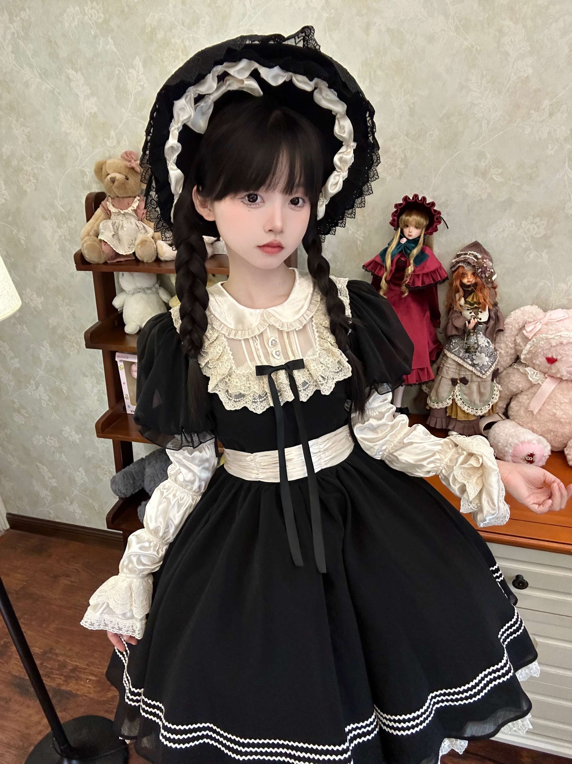 ロリータファッション 【クラシカルロリータ】乙女心の花園ドレス