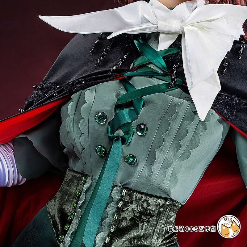 ロリータファッション 貴族風軍服リボンスカートセット