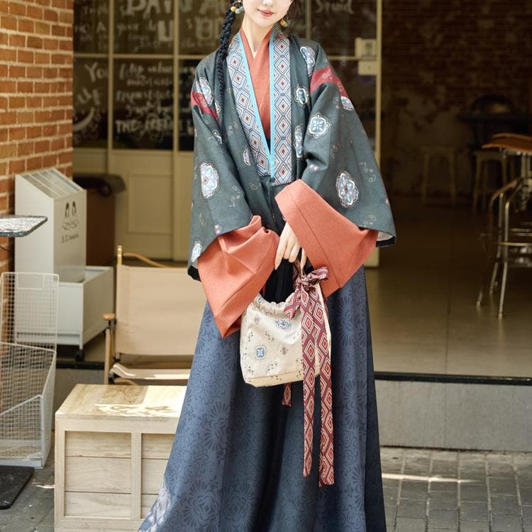 ロリータファッション 【和風ロリータ】古都の和装ロリータ着物衣装