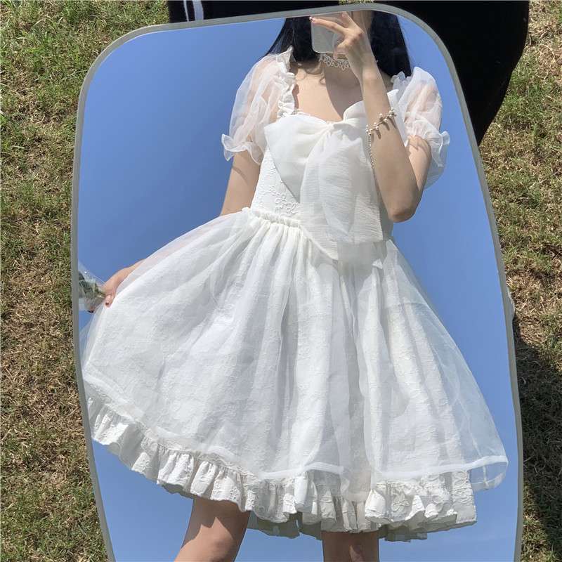 ロリータファッション 【クラシカルロリータ】妖精のような純白ドレス