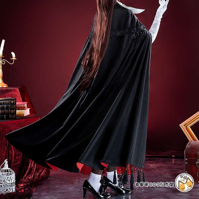 ロリータファッション 貴族風軍服リボンスカートセット