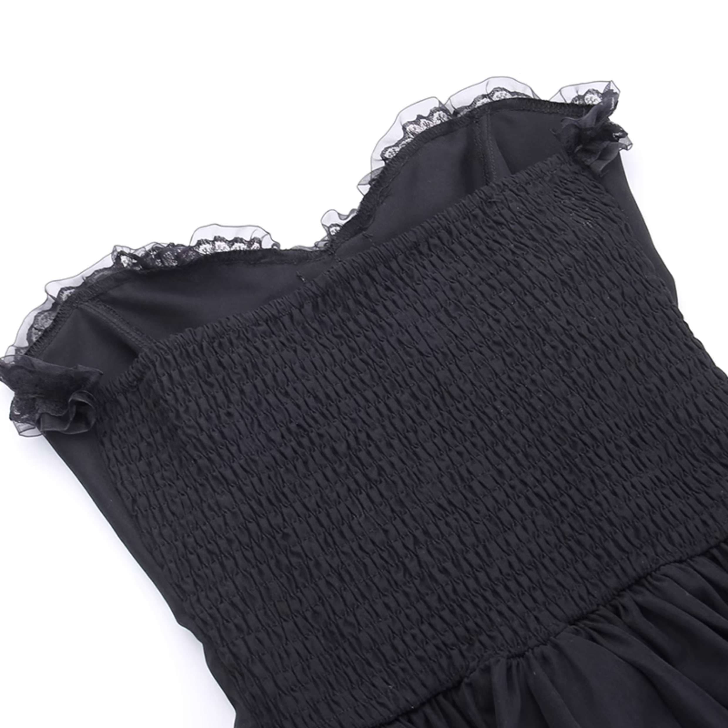 ロリータファッション 【ゴスロリ】闇夜の薔薇姫ドレスセット