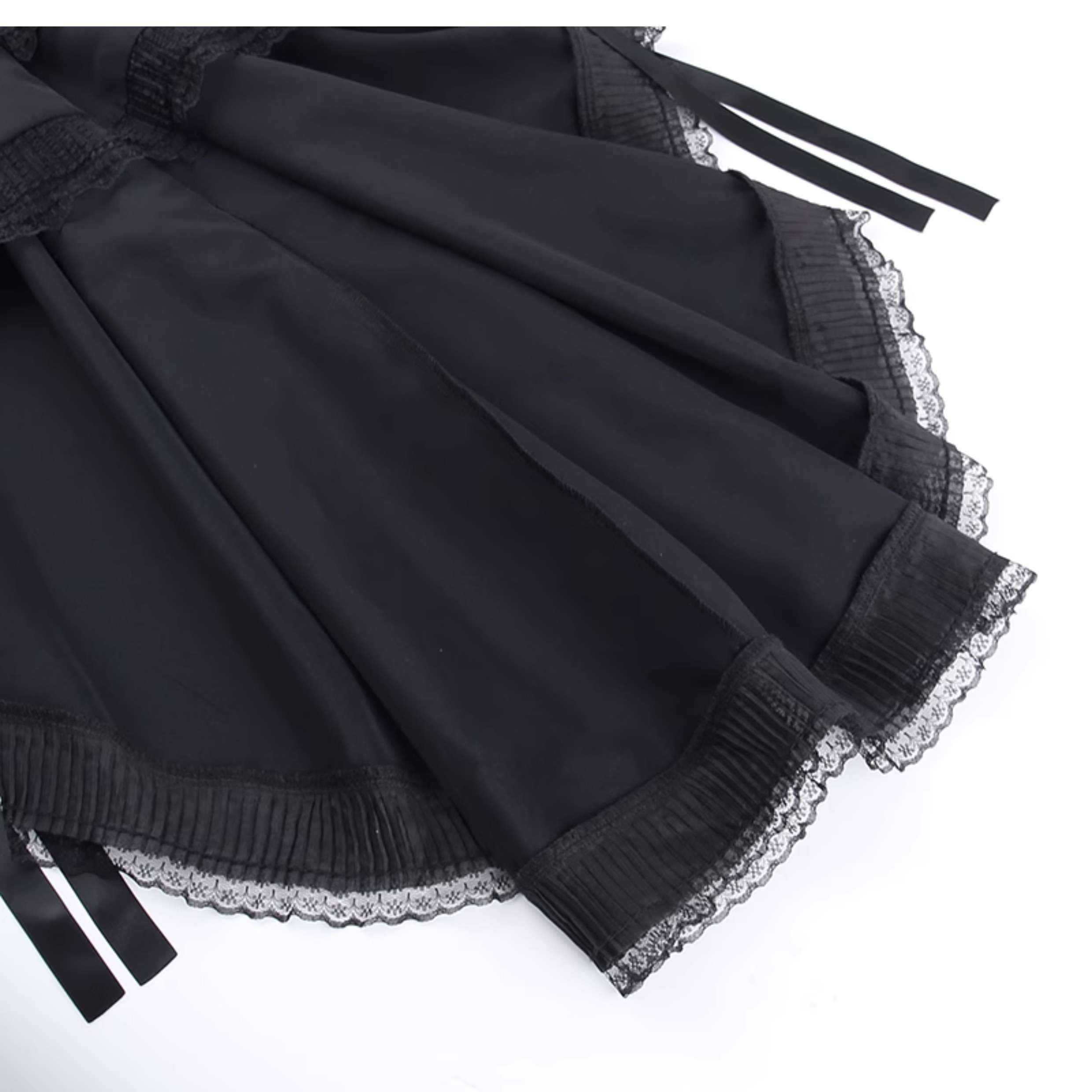 ロリータファッション 【ゴスロリ】闇夜の薔薇姫ドレスセット