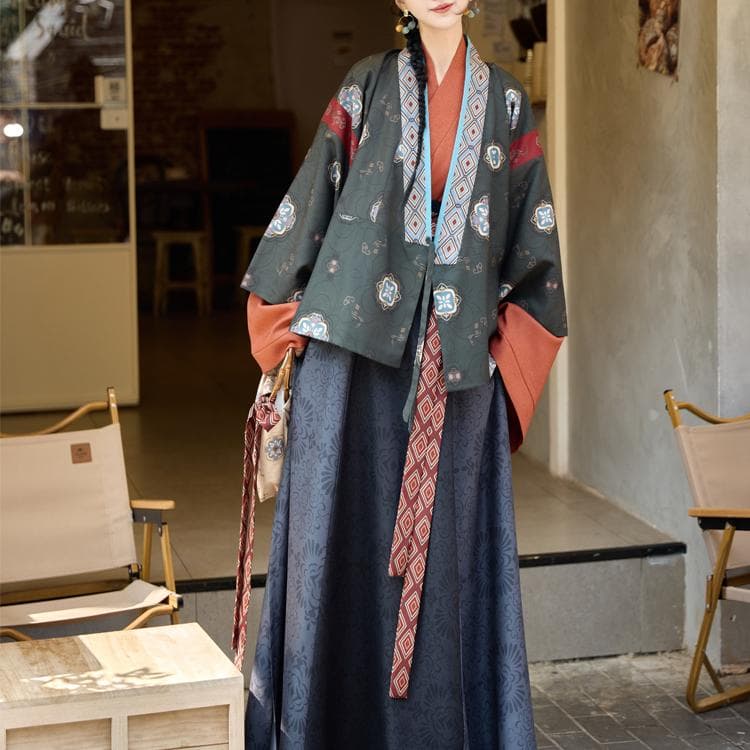 ロリータファッション 【和風ロリータ】古都の和装ロリータ着物衣装