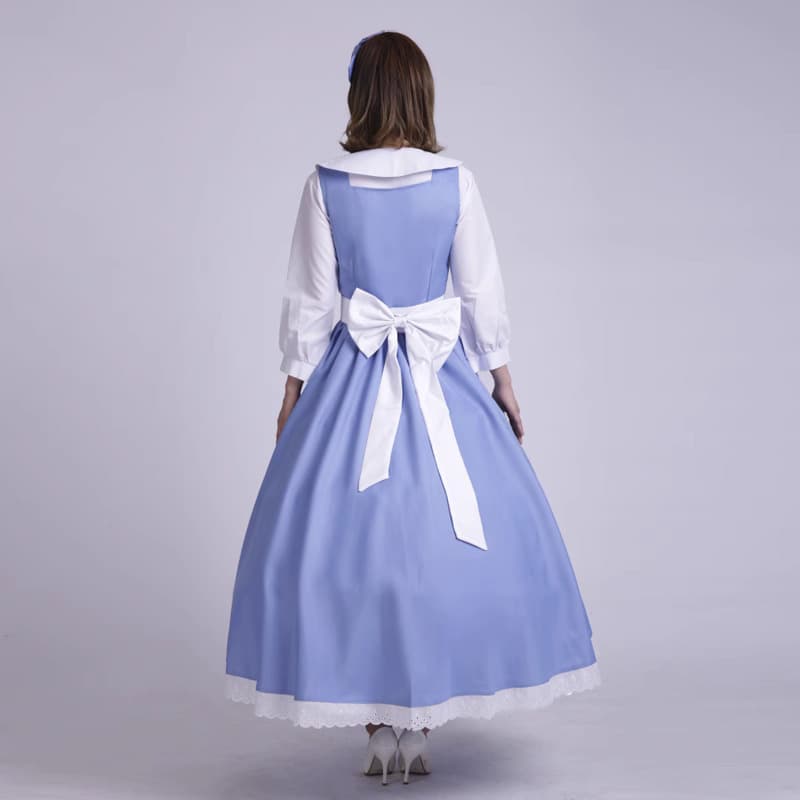 ロリータファッション クラシカルメイド風配色ワンピース