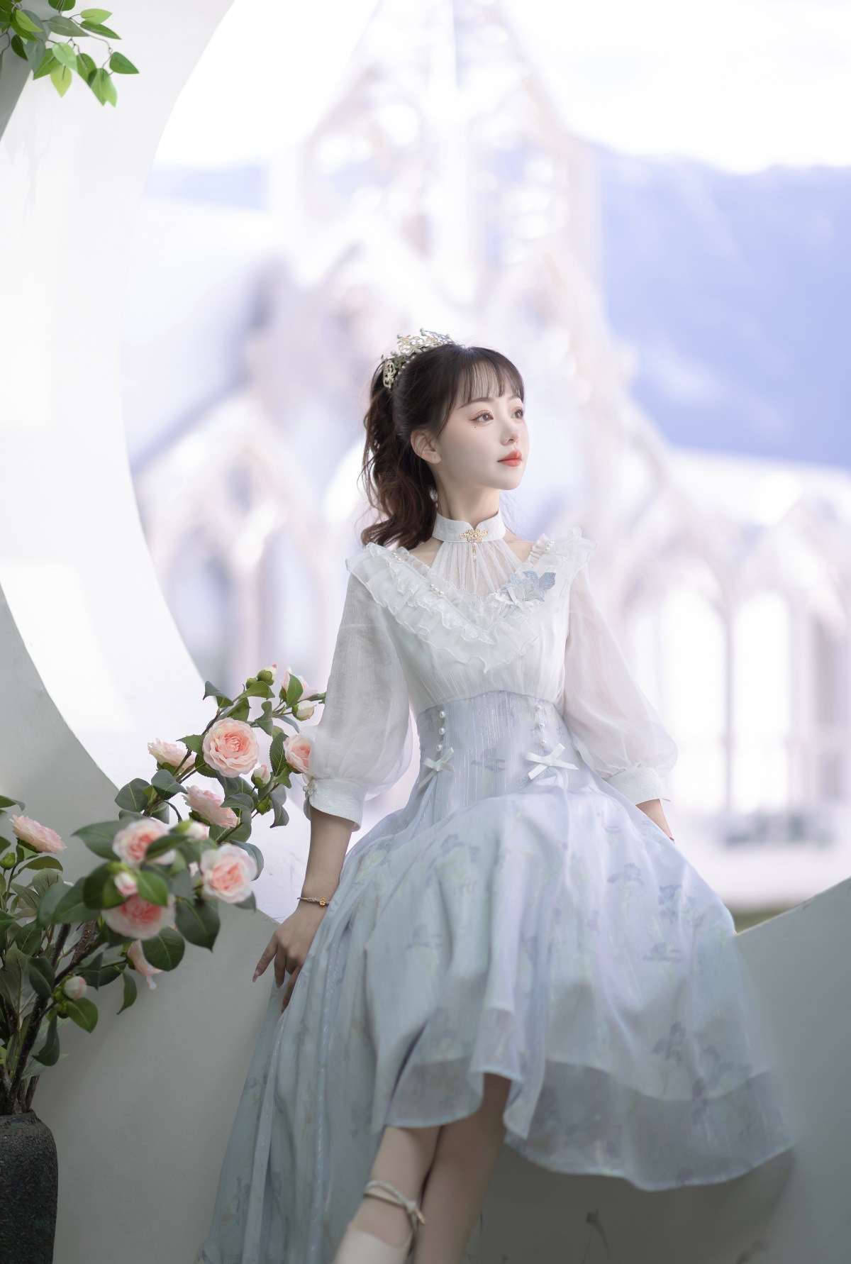 ロリータファッション 【クラシカルロリータ】優雅な姫君のティータイムドレス