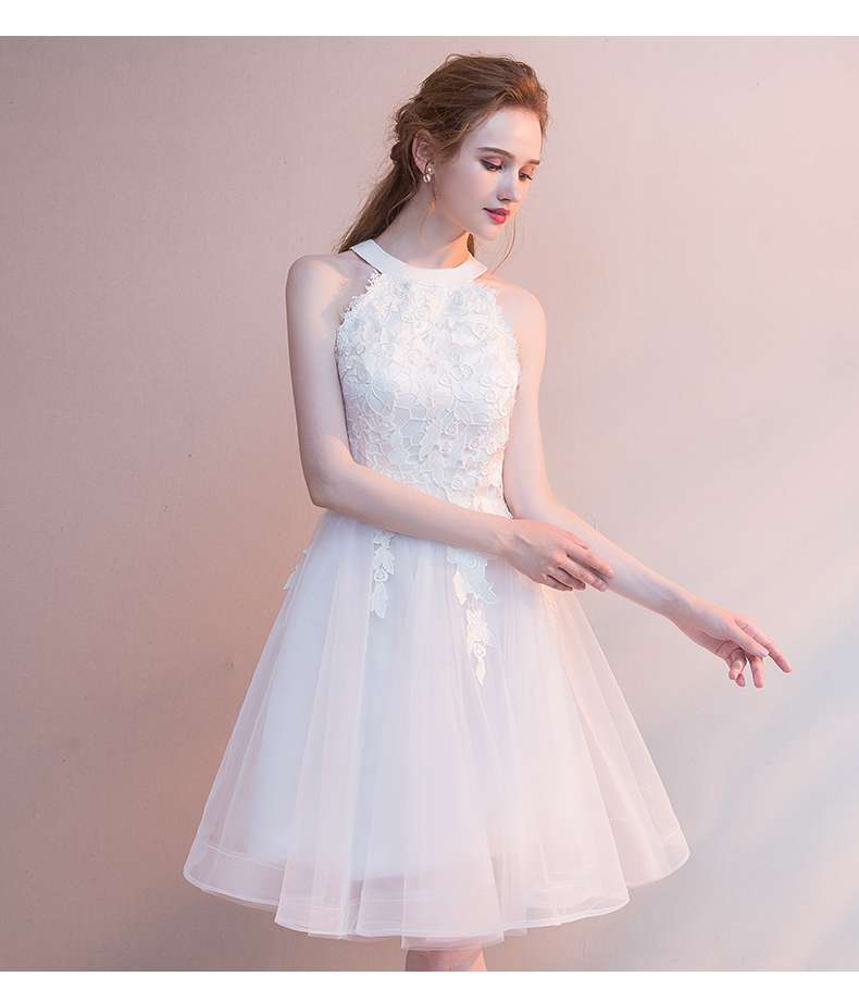 ロリータファッション 【クラシカルロリータ】 優美な花嫁風レースチュールワンピース