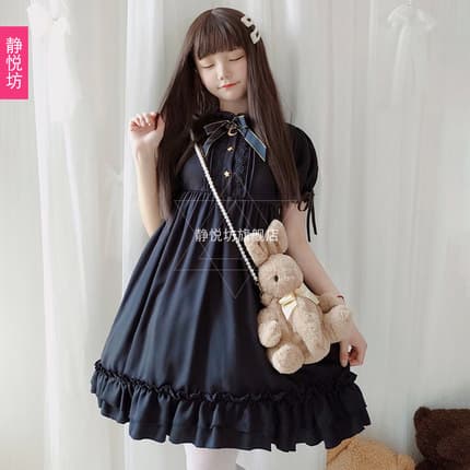 【ゴスロリ】ゴシックスタイルレトロなプリンセスドレス