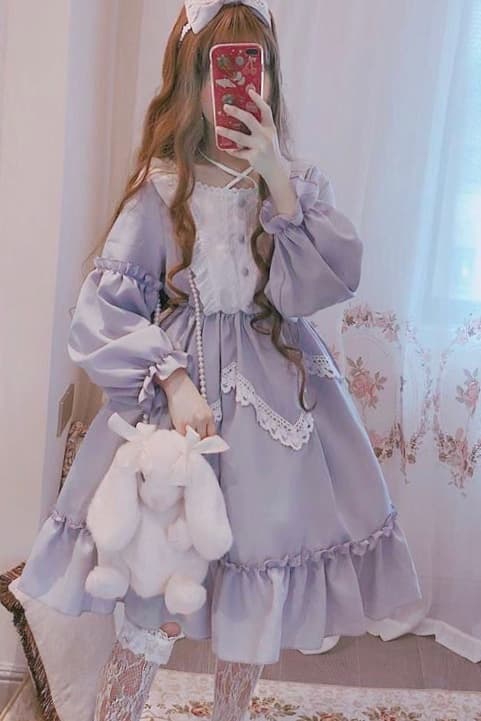 ロリータファッション【甘ロリータ】ロリータアリスワンピース