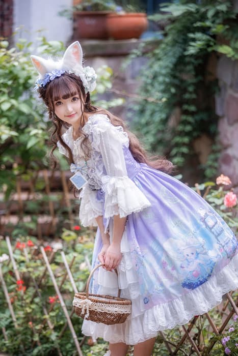 ロリータファッション 【甘ロリータ】フェアリードリーム・甘ロリータワンピース