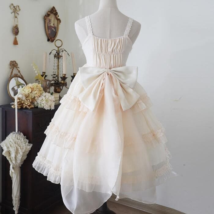 ロリータファッション 【クラシカルロリータ】アプリコットエレガンス・クラシカルロリータワンピース