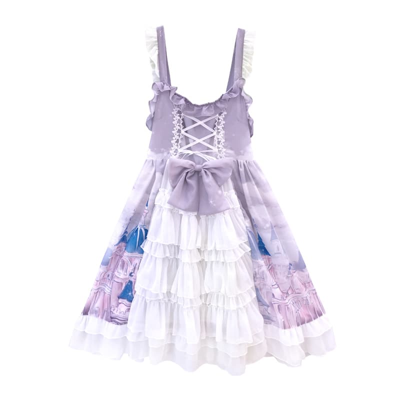 ロリータファッション【甘ロリータ】ソフトシティーガール ロリータドレス