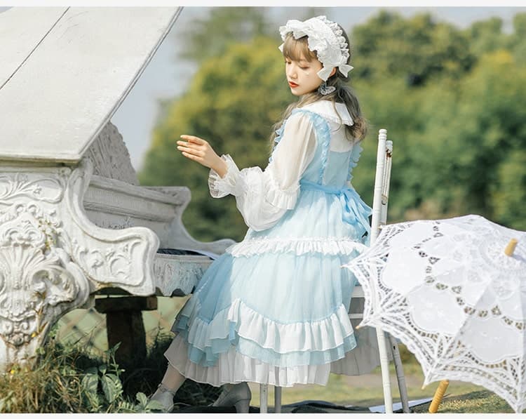 【甘ロリータ】スウィートレースのアリスドレス