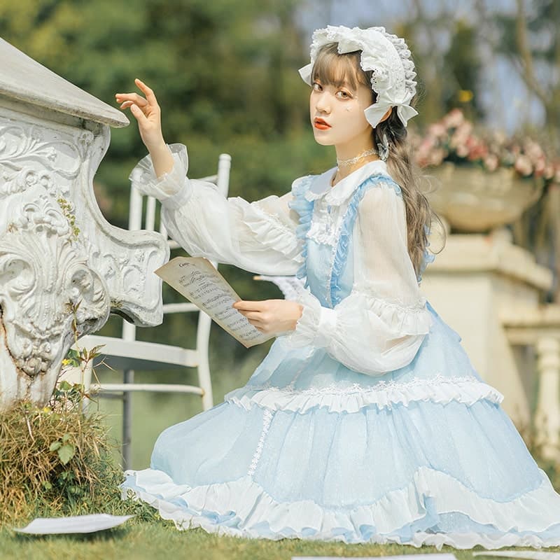 【甘ロリータ】スウィートレースのアリスドレス