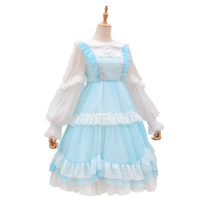 【甘ロリータ】スウィートレースのアリスドレス