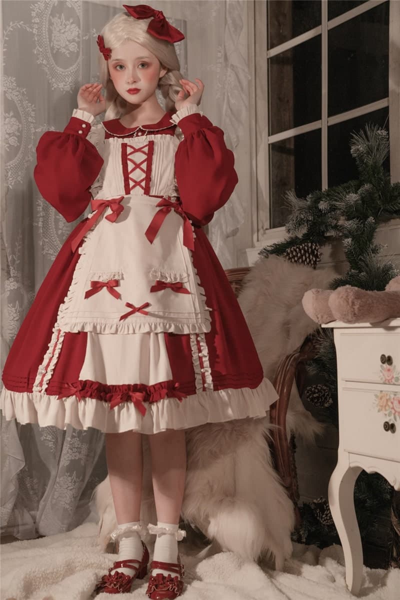 【甘ロリータ】スウィートクリームのアリスドレス