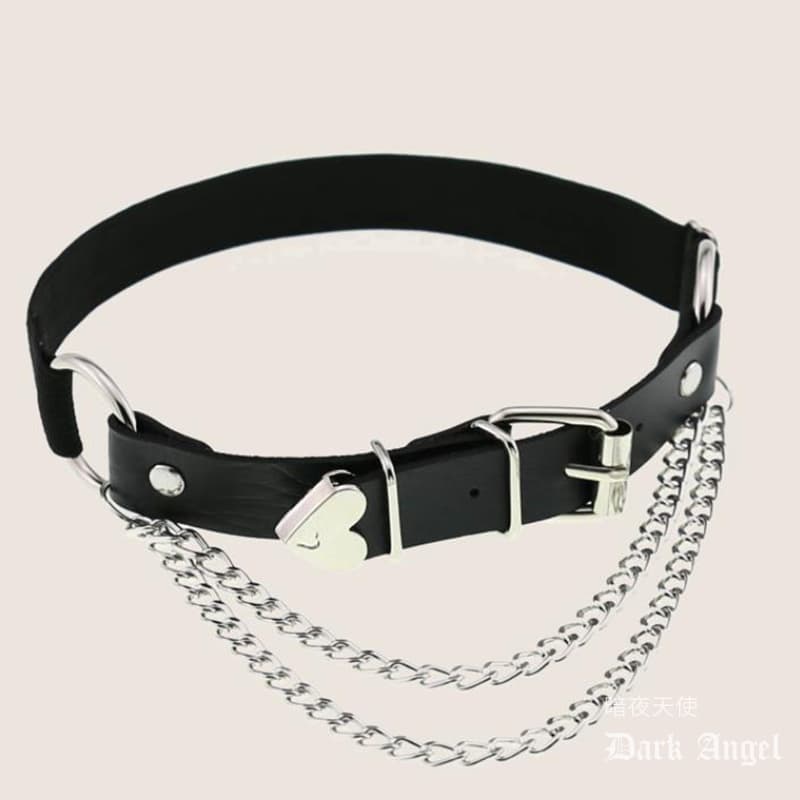 【】ロリータガーターベルト レーザー製 ブラックガーターベルト