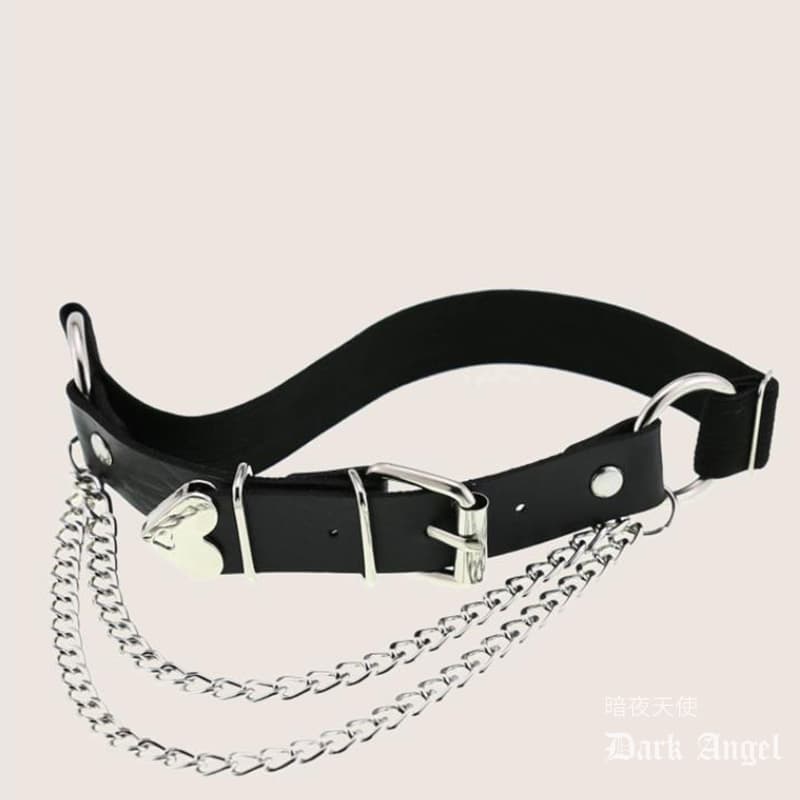 【】ロリータガーターベルト レーザー製 ブラックガーターベルト