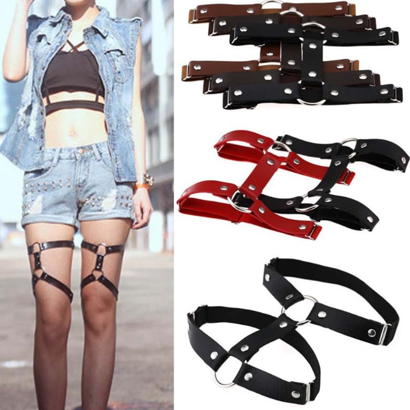 ロリータファッション【ゴスロリ】ロリータガーターベルト ハラジュクナイトクラブ風 セクシーガーターベルト ロリータファッション