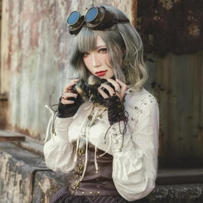 ロリータファッション 【スチームパンク】レザーアームカバー