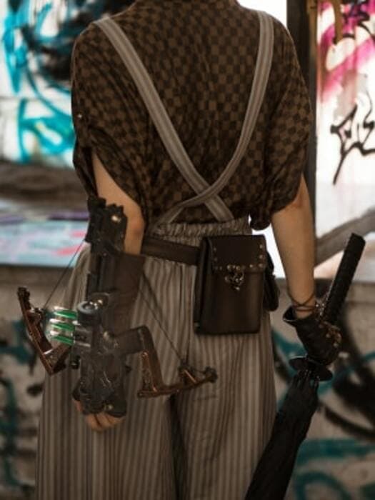 ロリータファッション 【スチームパンク】銃型アームカバ―