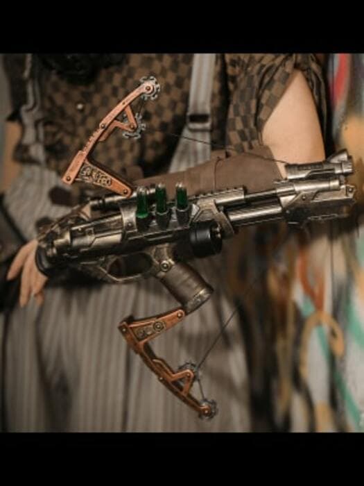 ロリータファッション 【スチームパンク】銃型アームカバ―