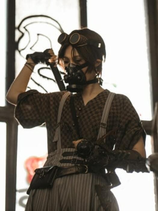 ロリータファッション 【スチームパンク】銃型アームカバ―