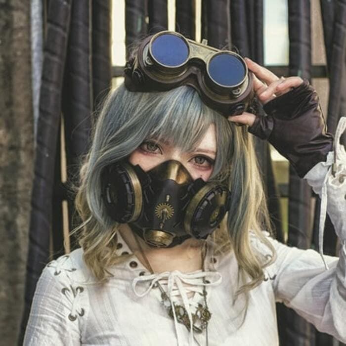 ロリータファッション 【スチームパンク】マスク ゴーグル