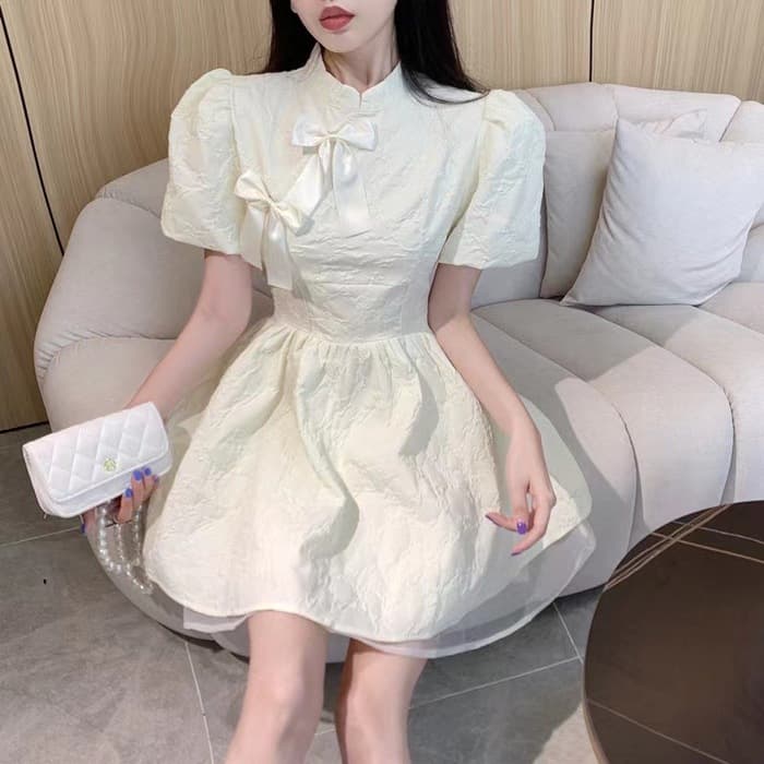 ロリータファッション 【中華ロリータ】チャイナドレス風ミニワンピース