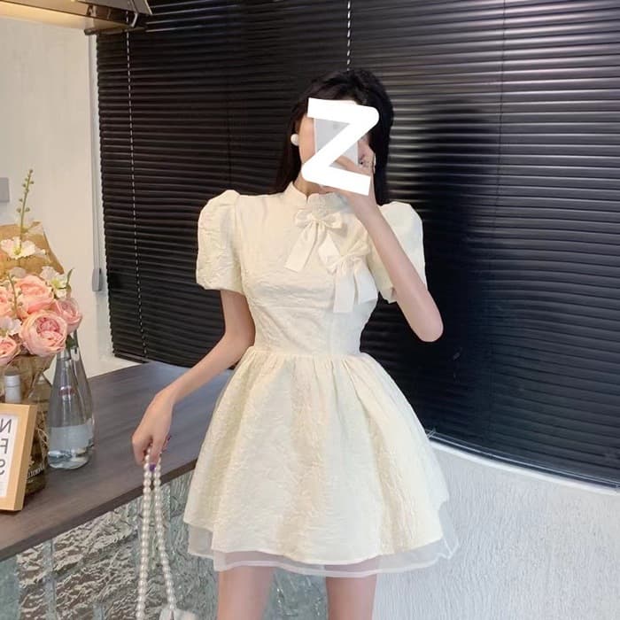 ロリータファッション 【中華ロリータ】チャイナドレス風ミニワンピース