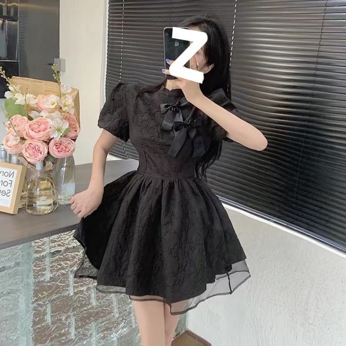 ロリータファッション 【中華ロリータ】チャイナドレス風ミニワンピース