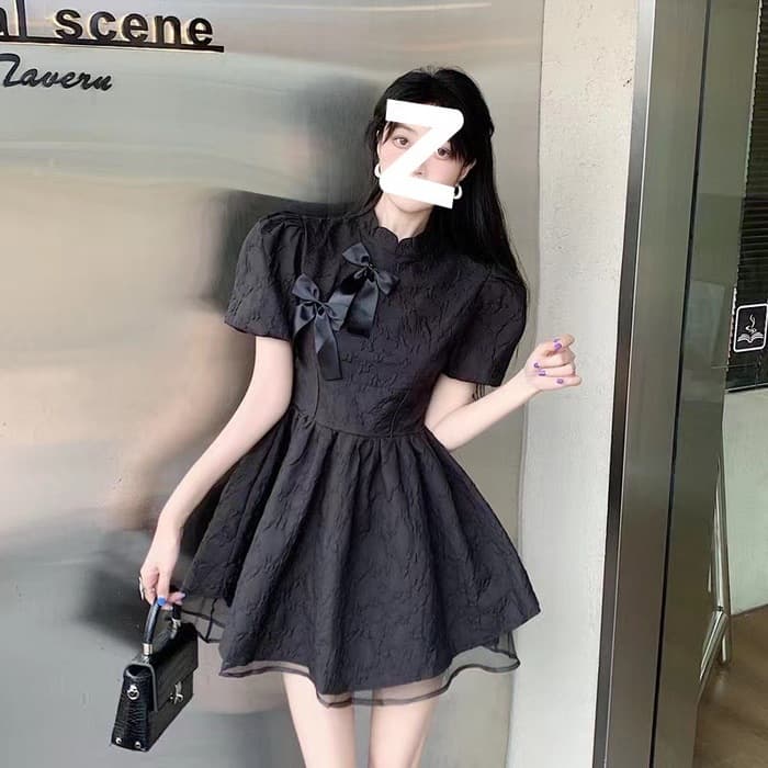 ロリータファッション 【中華ロリータ】チャイナドレス風ミニワンピース