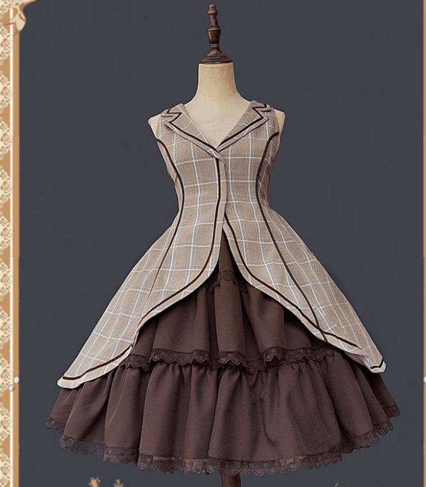 ロリータファッション 【スチームパンク】【軍服ロリータ】歯車とリボンの髪飾りセット ワンピース