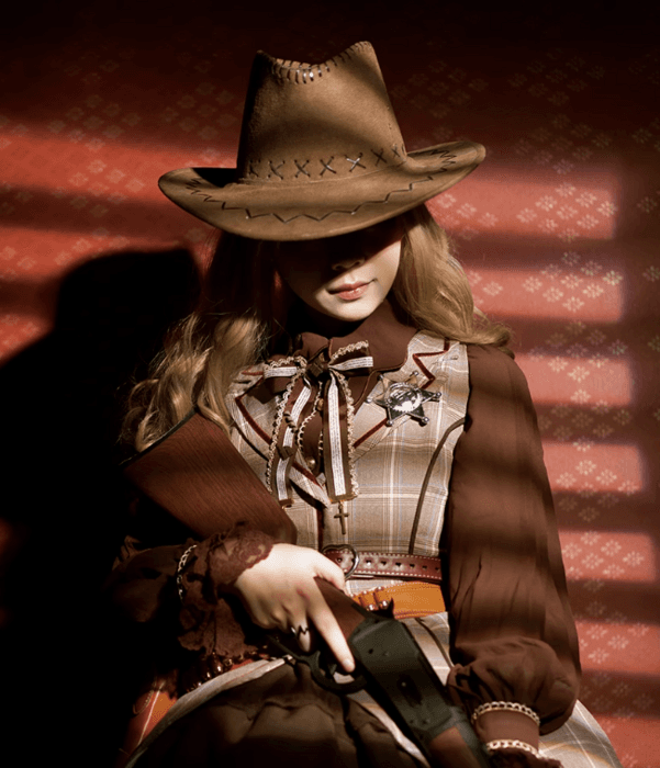 ロリータファッション 【スチームパンク】【軍服ロリータ】歯車とリボンの髪飾りセット ワンピース