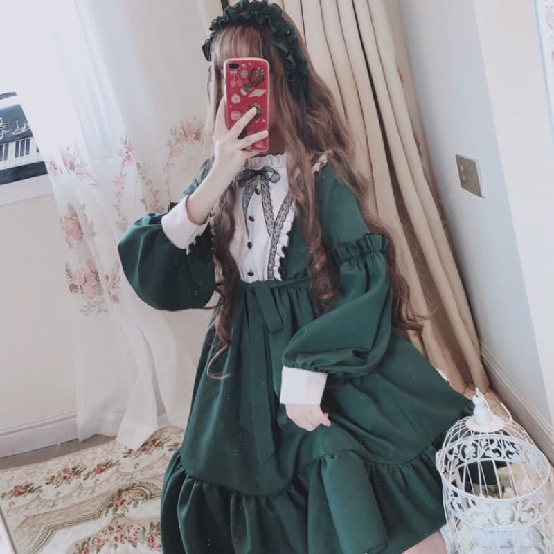 ロリータファッション【ゴスロリ】キャベツプリンセススカート