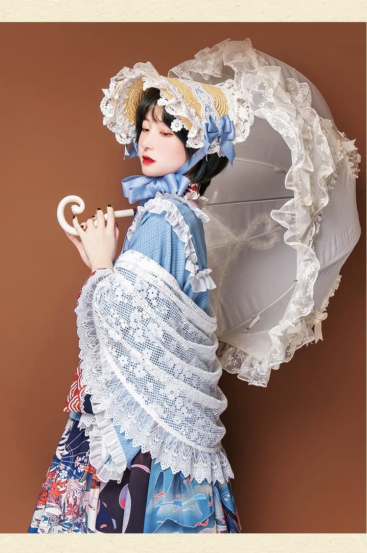 ロリータファッション【和風ロリータ】大正風羽織とジャケット