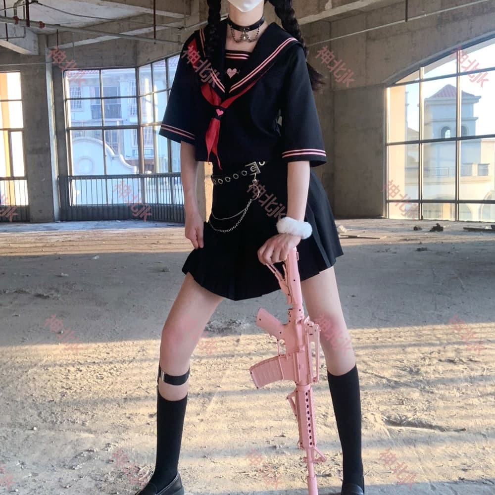 ロリータファッション【和風ロリータ】昭和のヤンキー風セーラー服