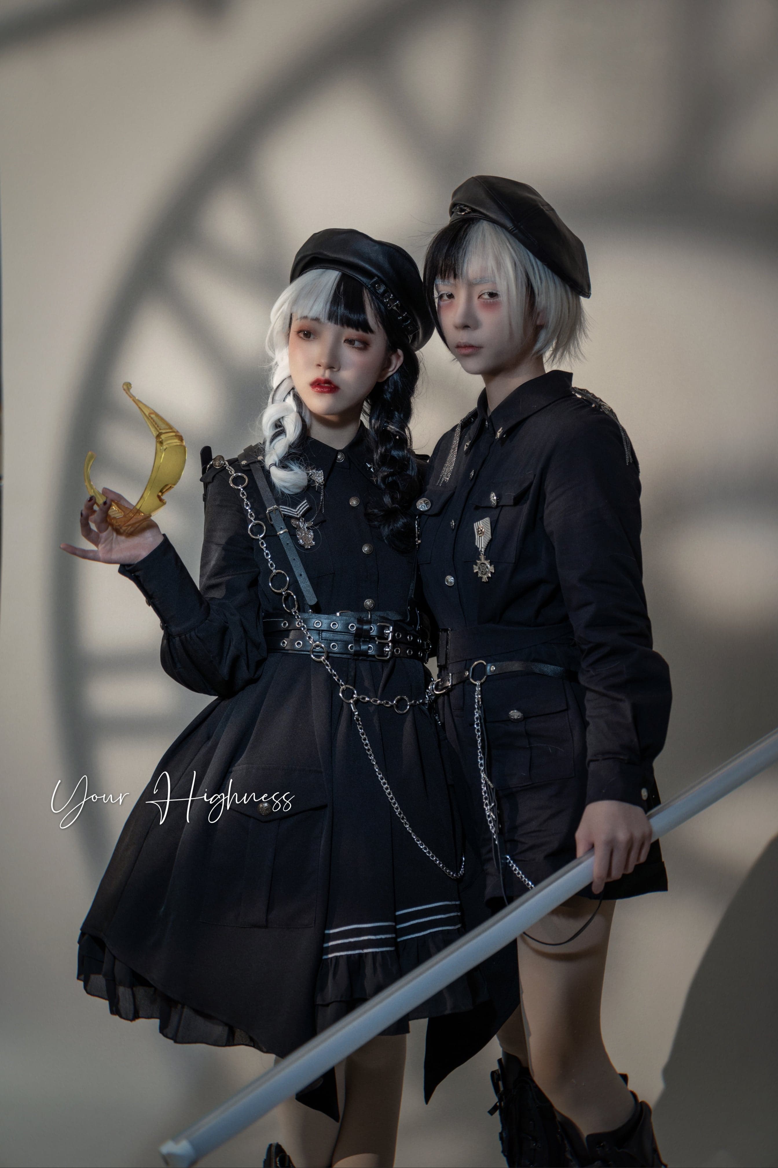 【軍服ロリータ】カップルドレス 【ゴスロリ】