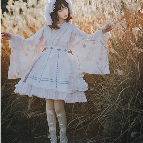 ロリータファッション【和風ロリータ】和風アリスドレス