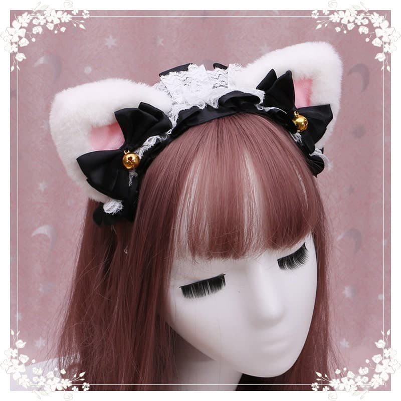 ロリータファッション【甘ロリータ】猫耳ヘッドドレス ロリータファッション