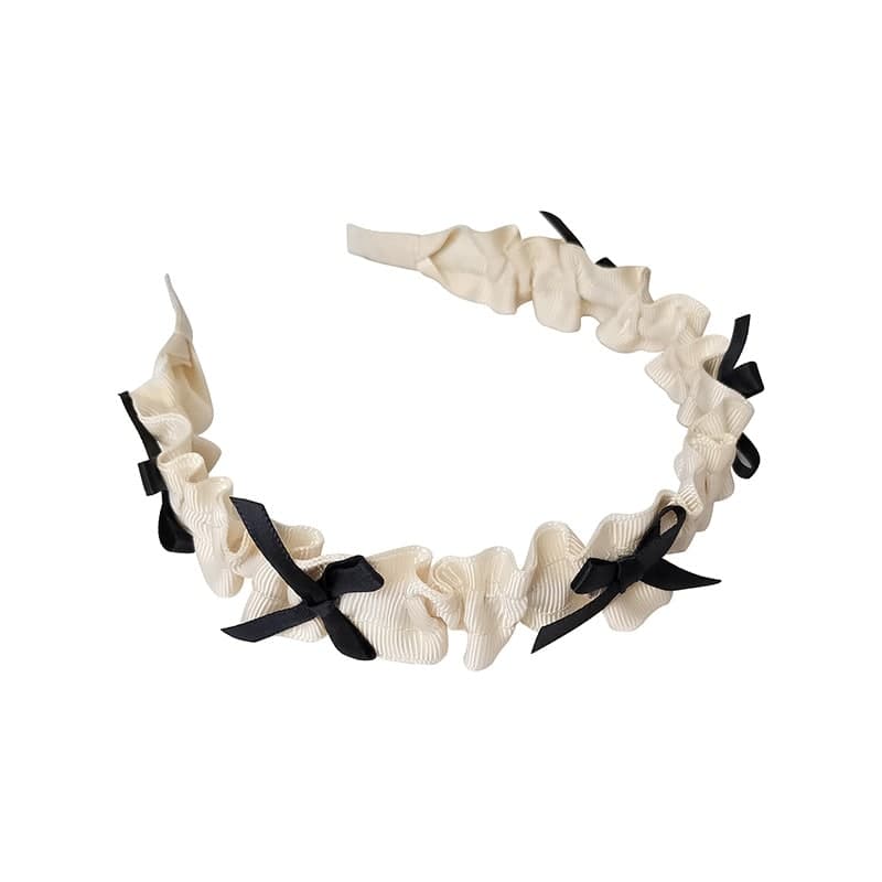 ロリータファッション 【クラシカルロリータ】シンプルリボンカチューシャ/ヘッドドレス