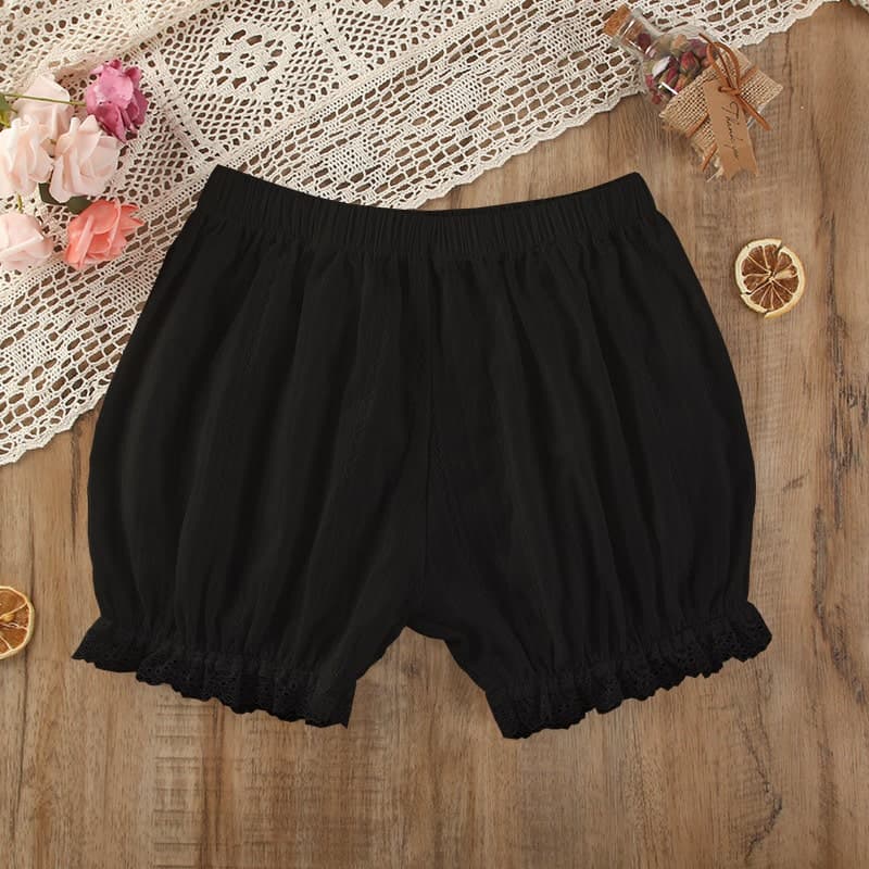 ロリータファッション【甘ロリータ】コットンインナーカボチャパンツ/ドロワーズ ロリータファッション