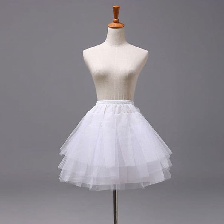 ロリータファッション【ゴスロリ】チュールパニエ