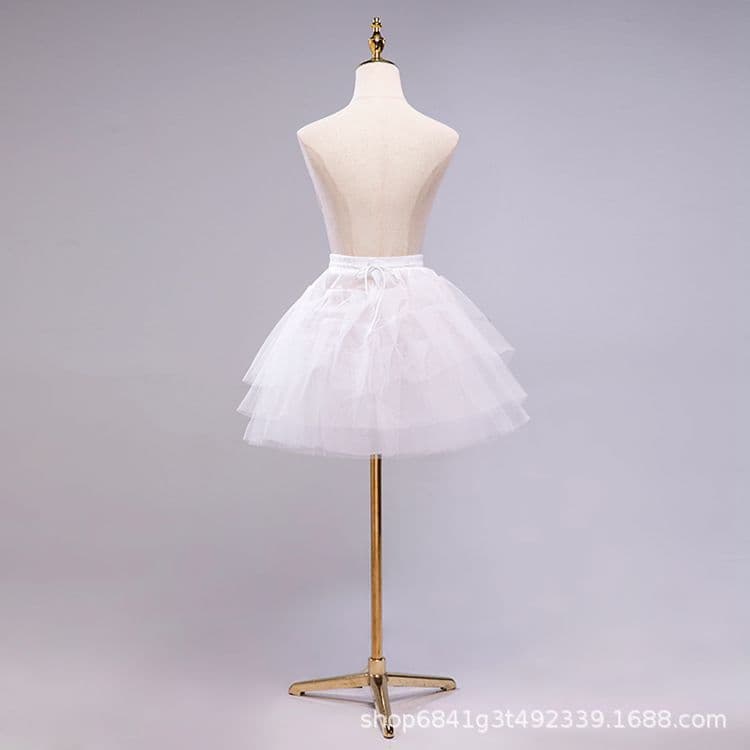 ロリータファッション【ゴスロリ】チュールパニエ