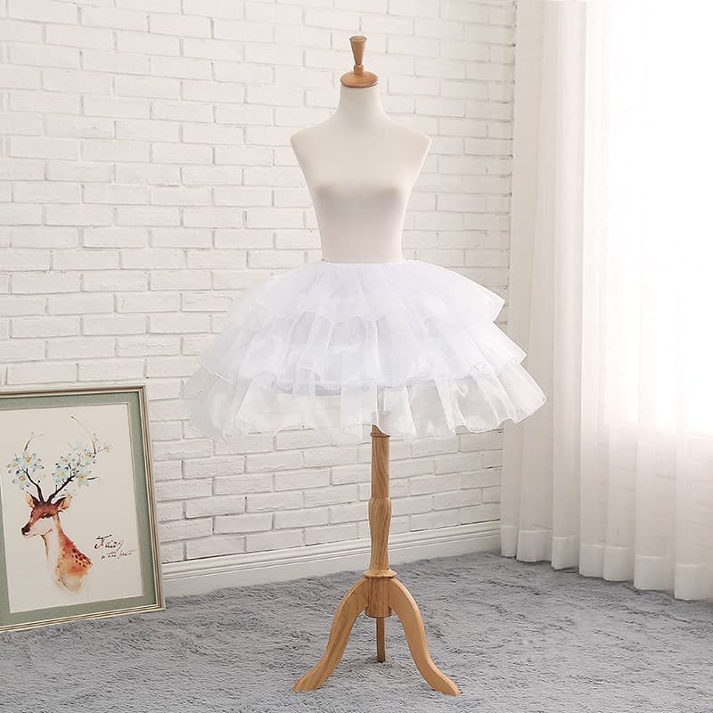 ロリータファッション【ゴスロリ】ボリュームパニエドレス