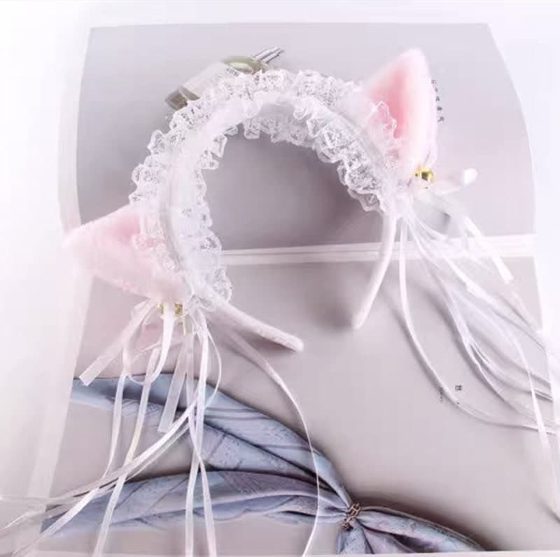 ロリータファッション【甘ロリータ】猫耳カチューシャ/ヘッドドレス ロリータファッション