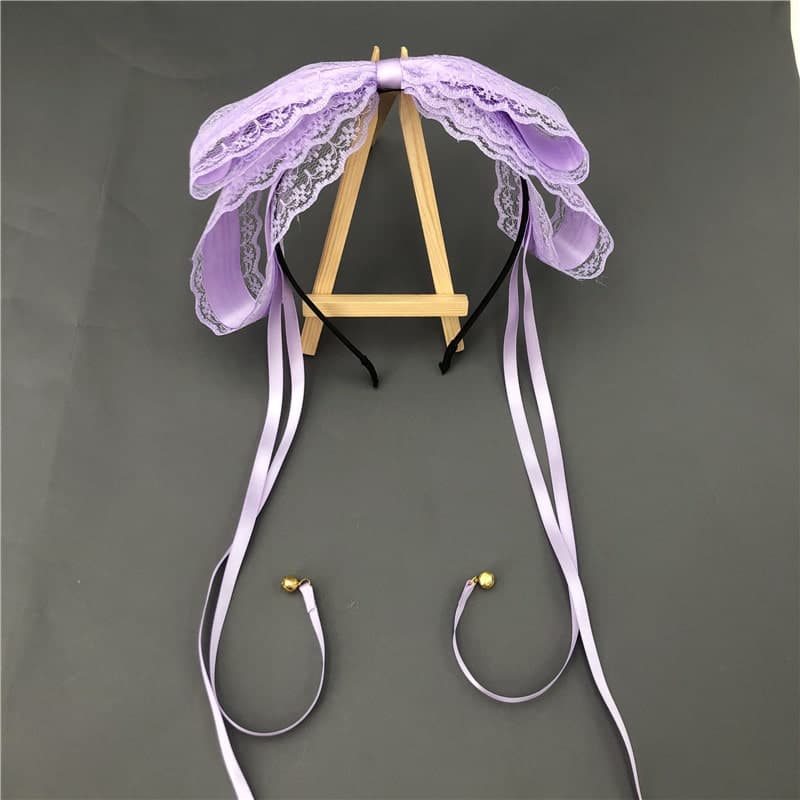 ロリータファッション【甘ロリータ】リボンベルカチューシャ/ヘッドドレス ロリータファッション